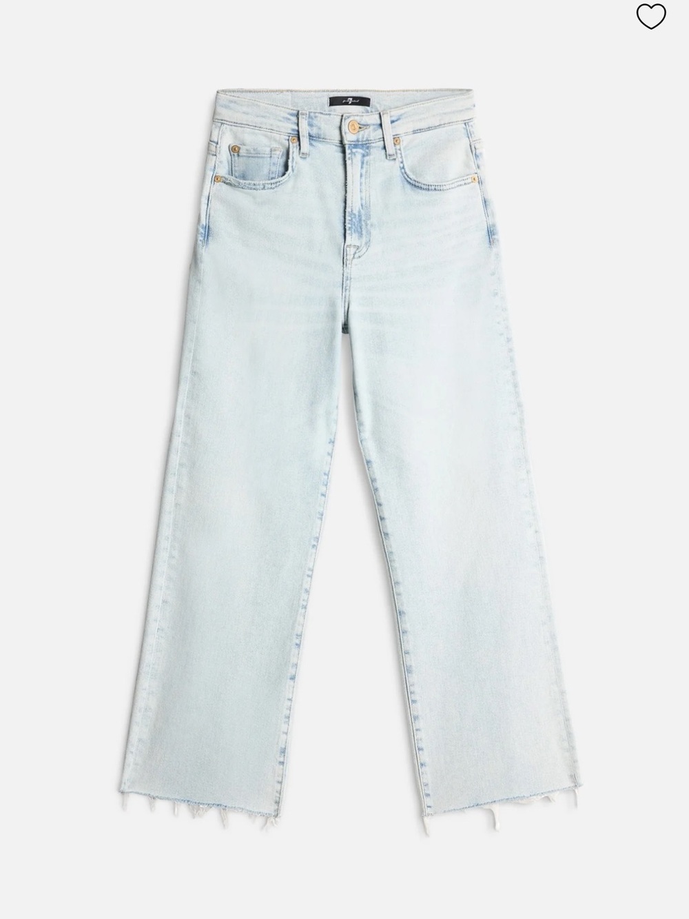 7 For All Mankind CROPPED ALEXA in Luxe Vintage - Picture 3 of 9